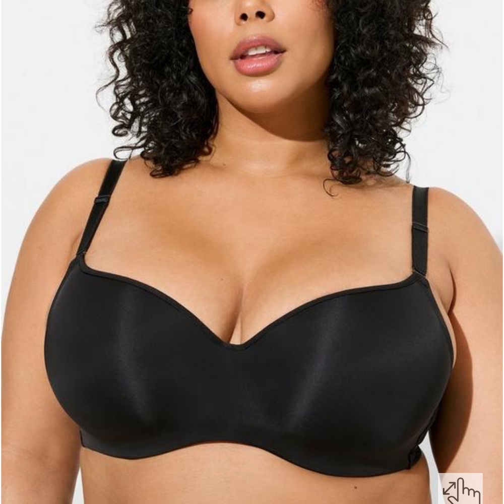 Torrid Full-Coverage Balconette Lightly Lined Smooth 360° Back Smoothing Bra 52B